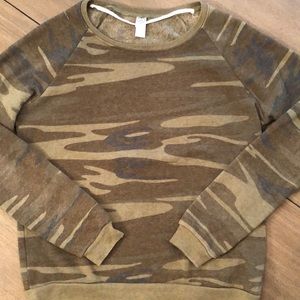 Alternative Apparel Camo Sweatshirt
